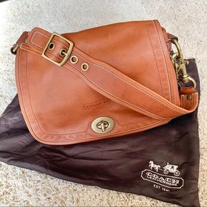 Coach Brown leather handbag
